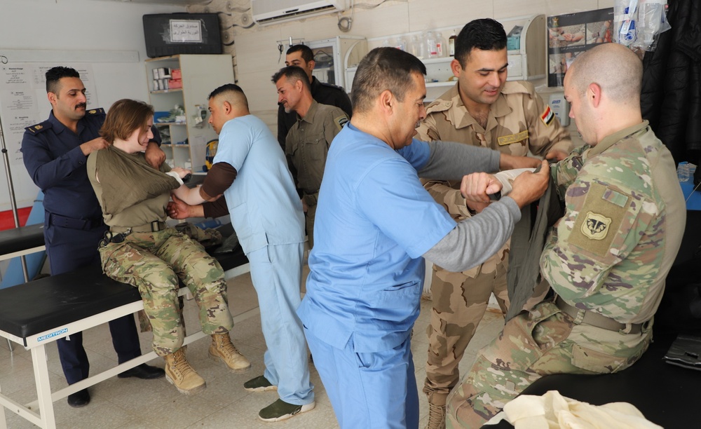 135th MCAS conducts exercise with Iraqi Air Force medics