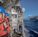 San Jacinto is deployed with the Harry S. Truman Carrier Strike Group on a scheduled deployment in the U.S. Sixth Fleet area of operations
