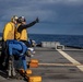 San Jacinto is deployed with the Harry S. Truman Carrier Strike Group on a scheduled deployment in the U.S. Sixth Fleet area of operations
