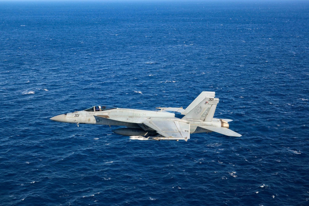 The Harry S. Truman Carrier Strike Group is on a scheduled deployment in the U.S. Sixth Fleet area of operations in support of naval operations to maintain maritime stability and security.