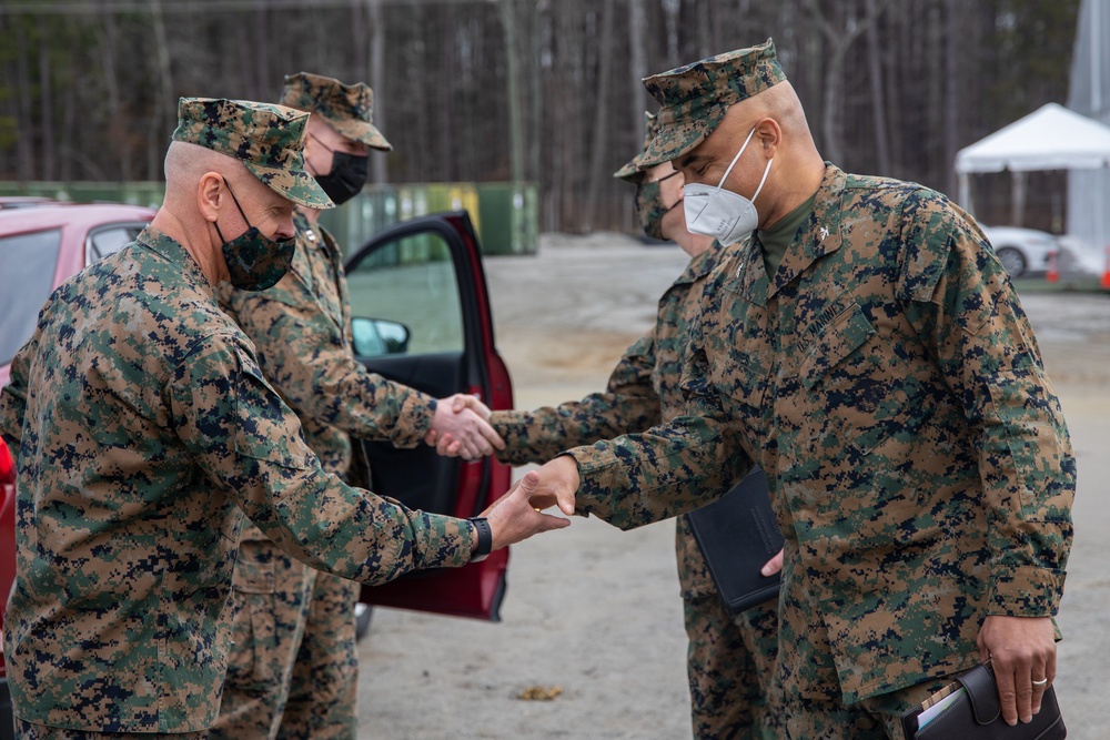 Maj. Gen. Fahey Visits Fort Pickett