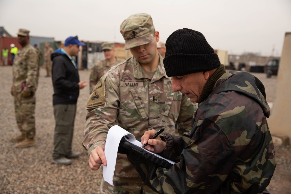 Peshmerga soldiers engage in Iraq