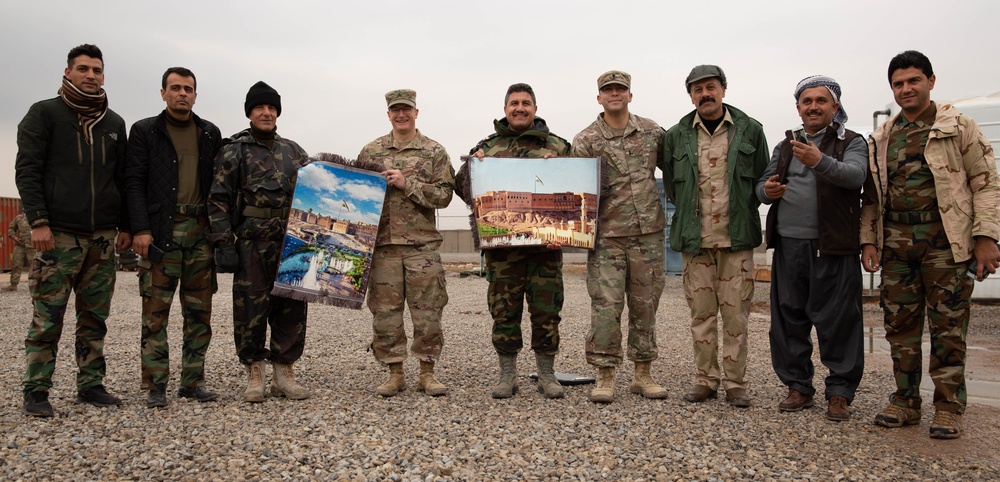 Peshmerga soldiers engage in Iraq