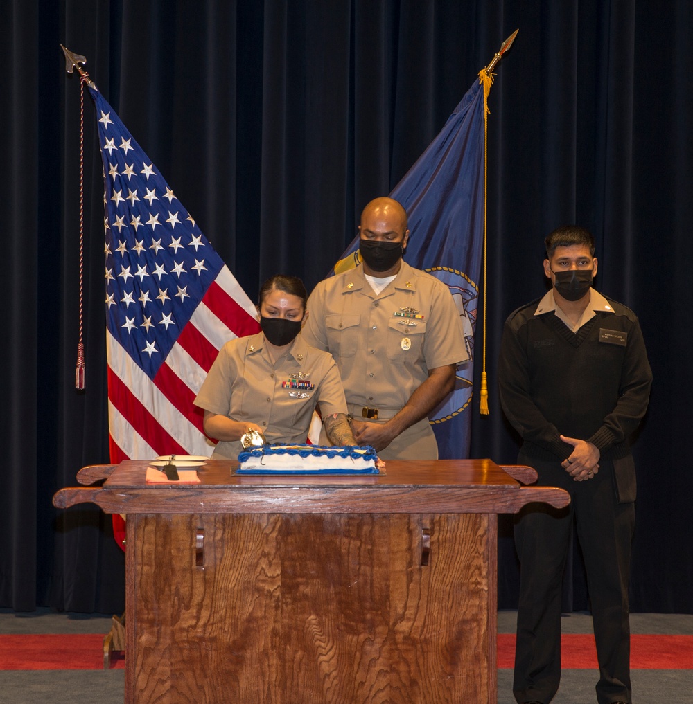 The Barracks hosts a celebration for the Navy’s religious program specialists’ 43rd Birthday