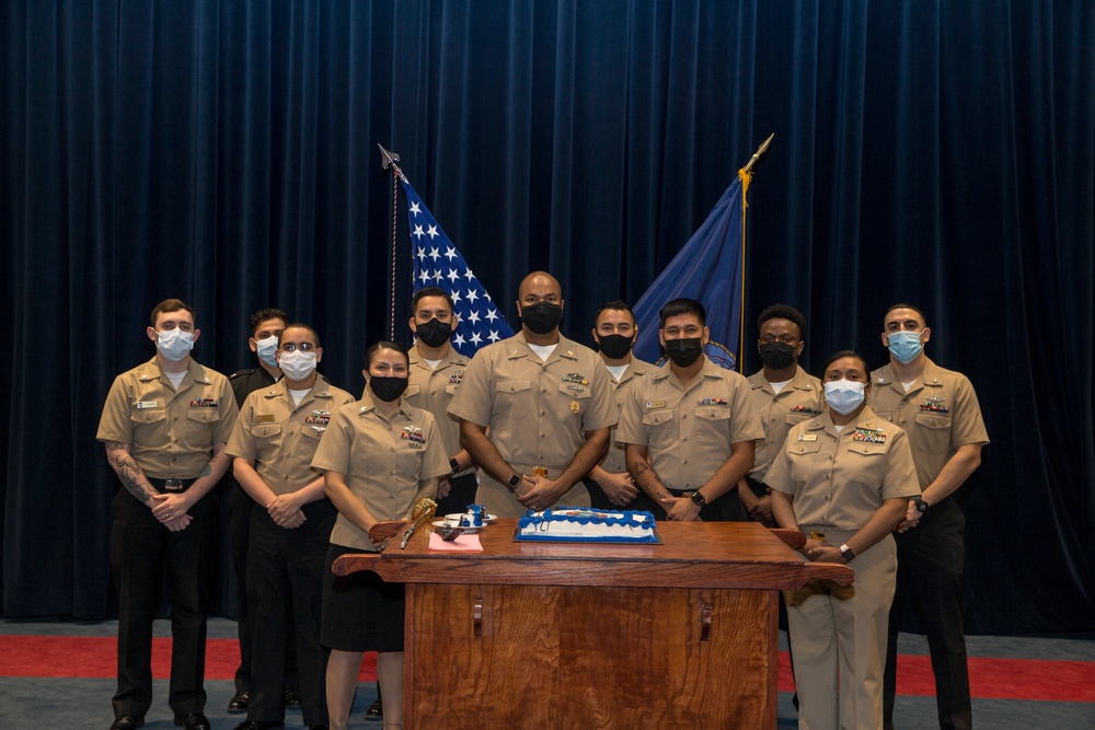 The Barracks hosts a celebration for the Navy’s religious program specialists’ 43rd Birthday