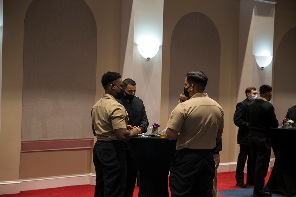 The Barracks hosts a celebration for the Navy’s religious program specialists’ 43rd Birthday