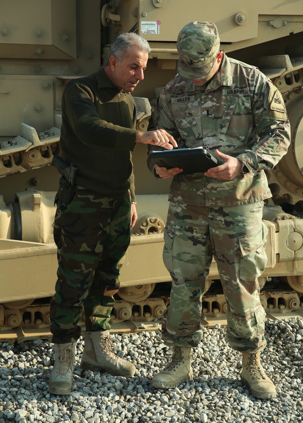 Peshmerga soldiers engage in Iraq