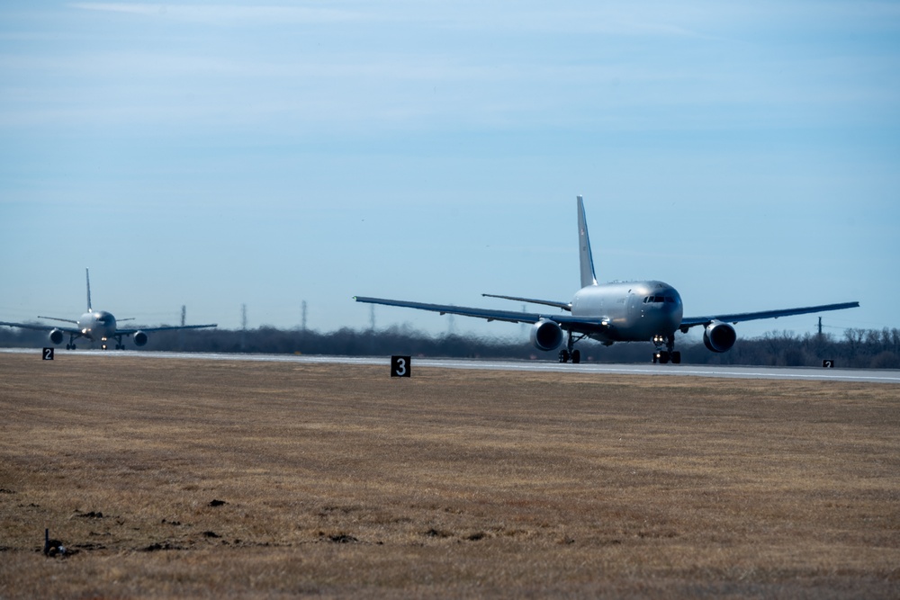 McConnell launches first KC-46 MITO