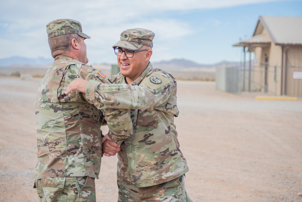 Idaho National Guard leaders visit 116th Cavalry Brigade Combat Team Soldiers during pre-mobilization training