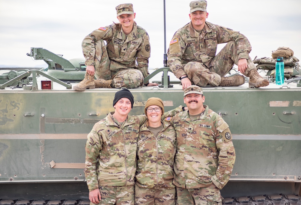 Idaho National Guard leaders visit 116th Cavalry Brigade Combat Team Soldiers during pre-mobilization training