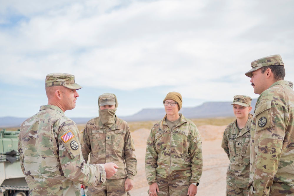 Idaho National Guard leaders visit 116th Cavalry Brigade Combat Team Soldiers during pre-mobilization training