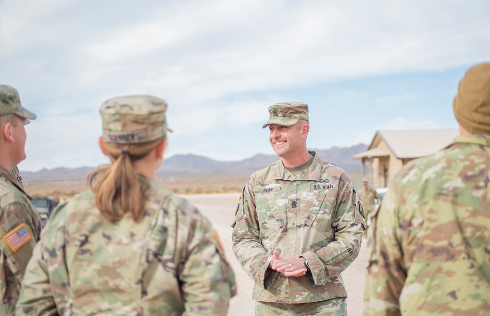 Idaho National Guard leaders visit 116th Cavalry Brigade Combat Team Soldiers during pre-mobilization training