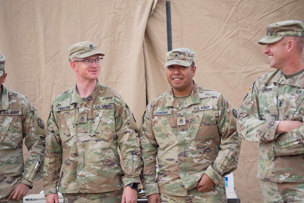 Idaho National Guard leaders visit 116th Cavalry Brigade Combat Team Soldiers during pre-mobilization training