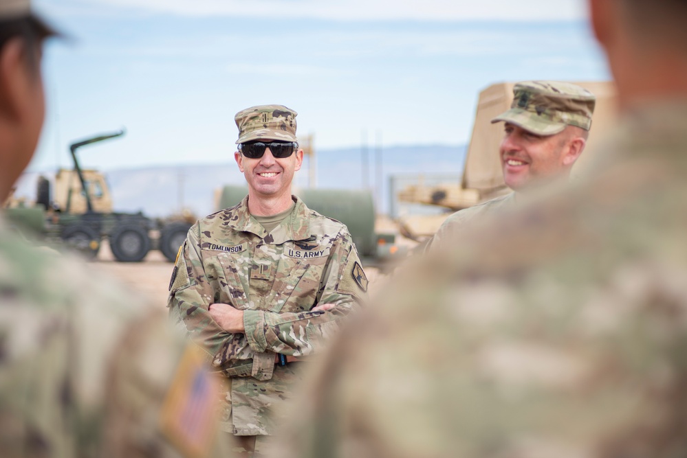 Idaho National Guard leaders visit 116th Cavalry Brigade Combat Team Soldiers during pre-mobilization training