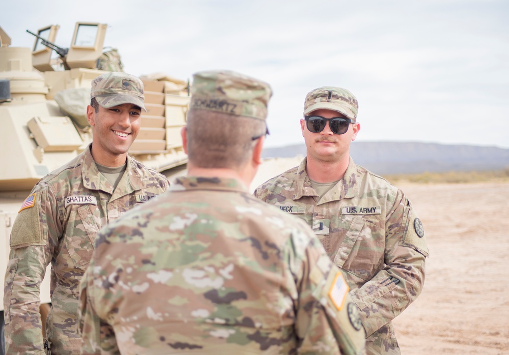 Idaho National Guard leaders visit 116th Cavalry Brigade Combat Team Soldiers during pre-mobilization training