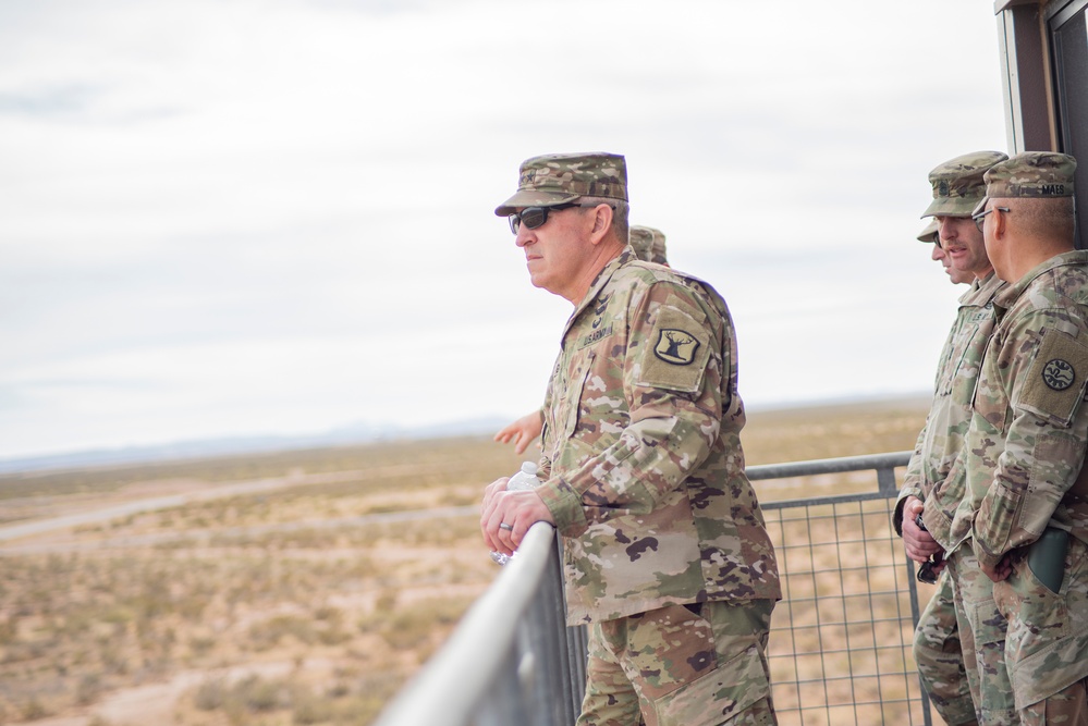 Idaho National Guard leaders visit 116th Cavalry Brigade Combat Team Soldiers during pre-mobilization training