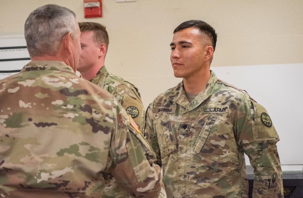 Idaho National Guard leaders visit 116th Cavalry Brigade Combat Team Soldiers during pre-mobilization training