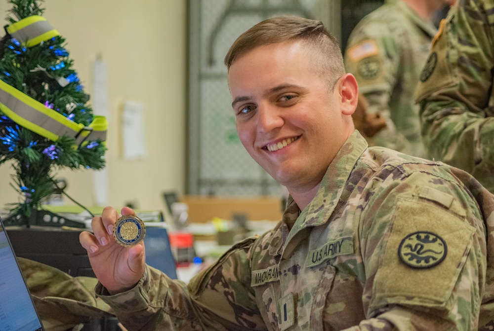 Idaho National Guard leaders visit 116th Cavalry Brigade Combat Team Soldiers during pre-mobilization training