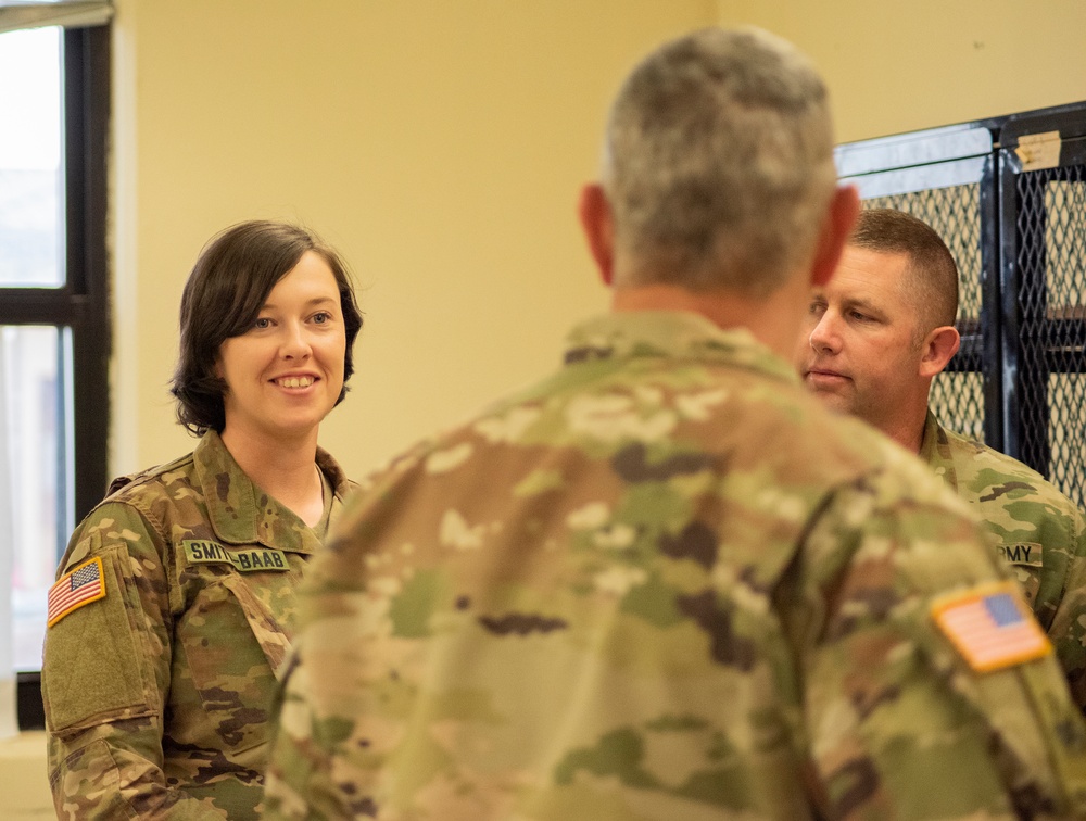 Idaho National Guard leaders visit 116th Cavalry Brigade Combat Team Soldiers during pre-mobilization training