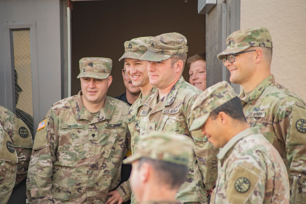 Idaho National Guard leaders visit 116th Cavalry Brigade Combat Team Soldiers during pre-mobilization training