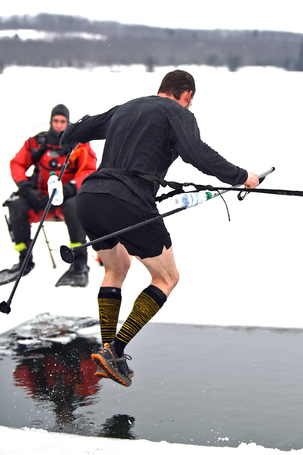 Special Forces Soldiers Perform Intensive Hypothermia Training in Northern Michigan