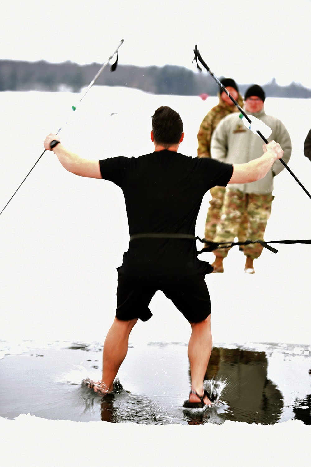 Special Forces Soldiers Perform Intensive Hypothermia Training in Northern Michigan