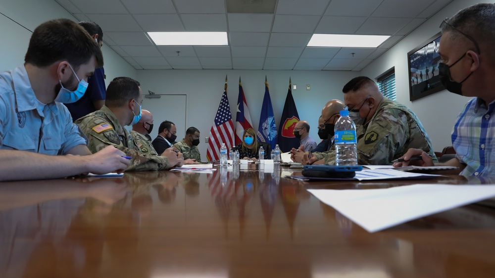 United States Congresswoman meets with Army Reserve Puerto Rico Commanding Officer