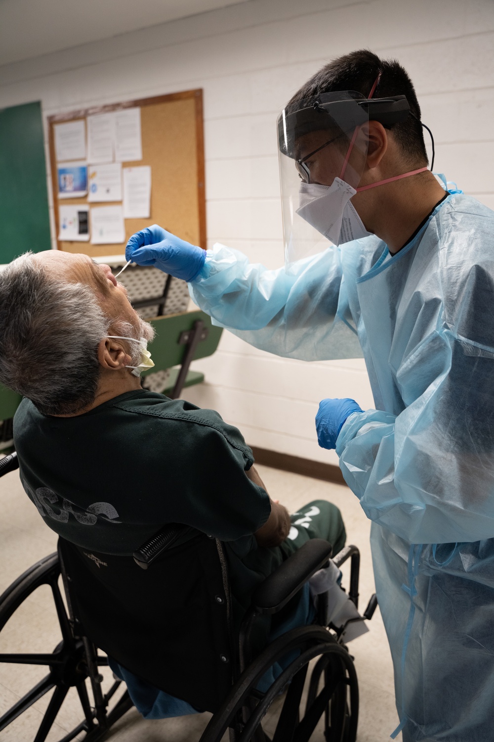 Hawaii National Guard mass swab tests prisons