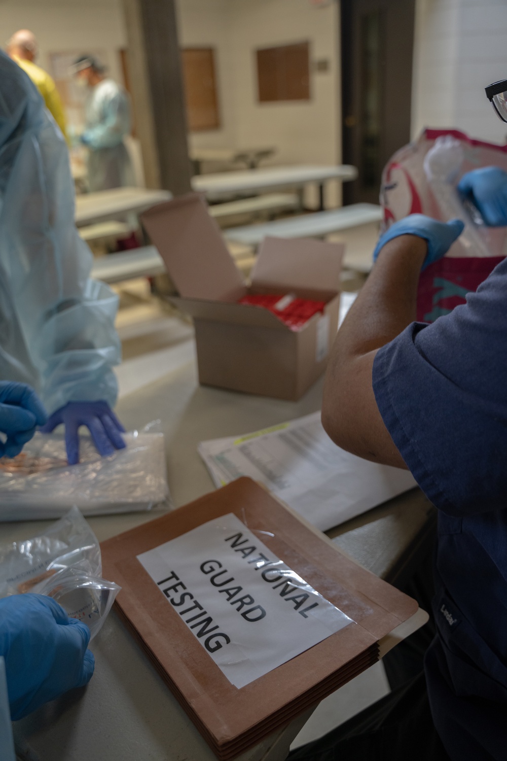 Hawaii National Guard mass swab tests prisons