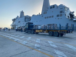 NAVSUP Fleet Logistics Center Bahrain and Oman Detachment Supports USS Portland Port Visit