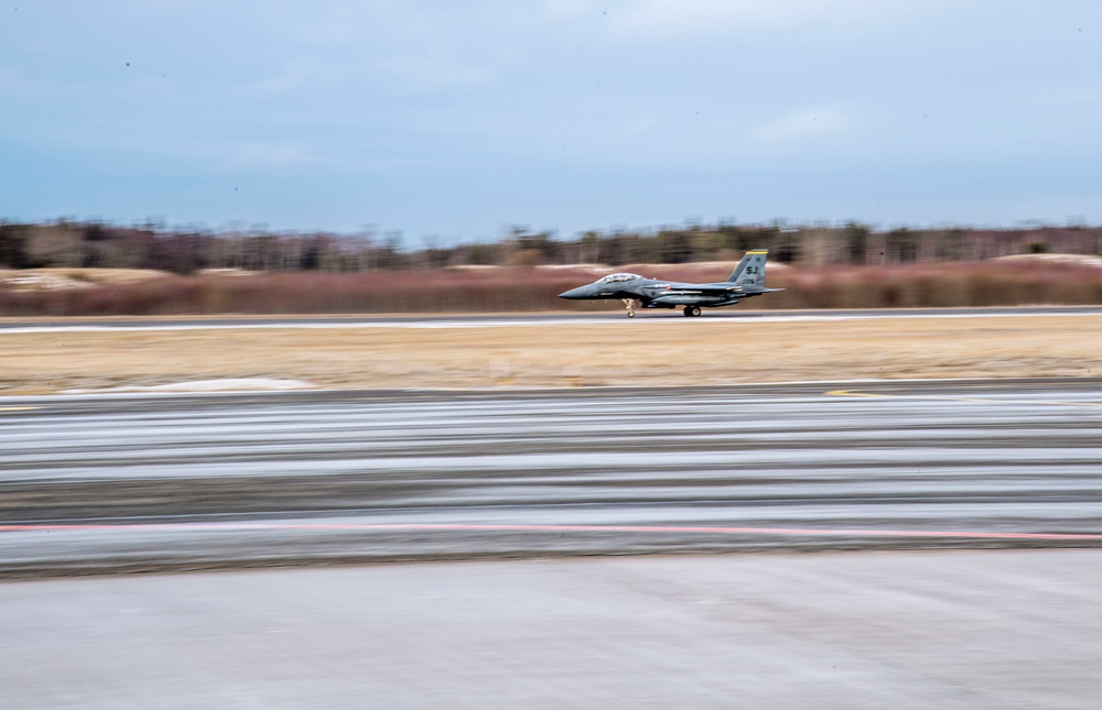 F-15E Strike Eagles arrive in Estonia to support NATO eAP