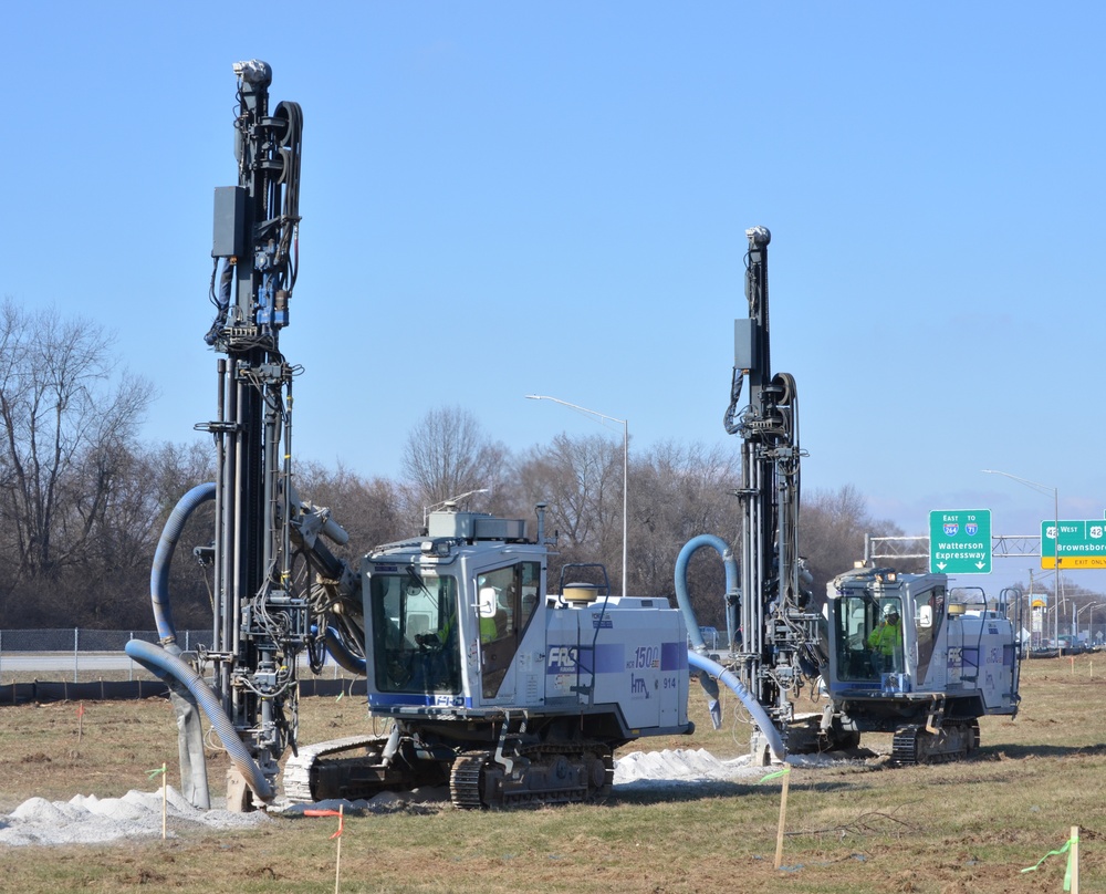 Earthwork at the site of the new Louisville VA Medical Center