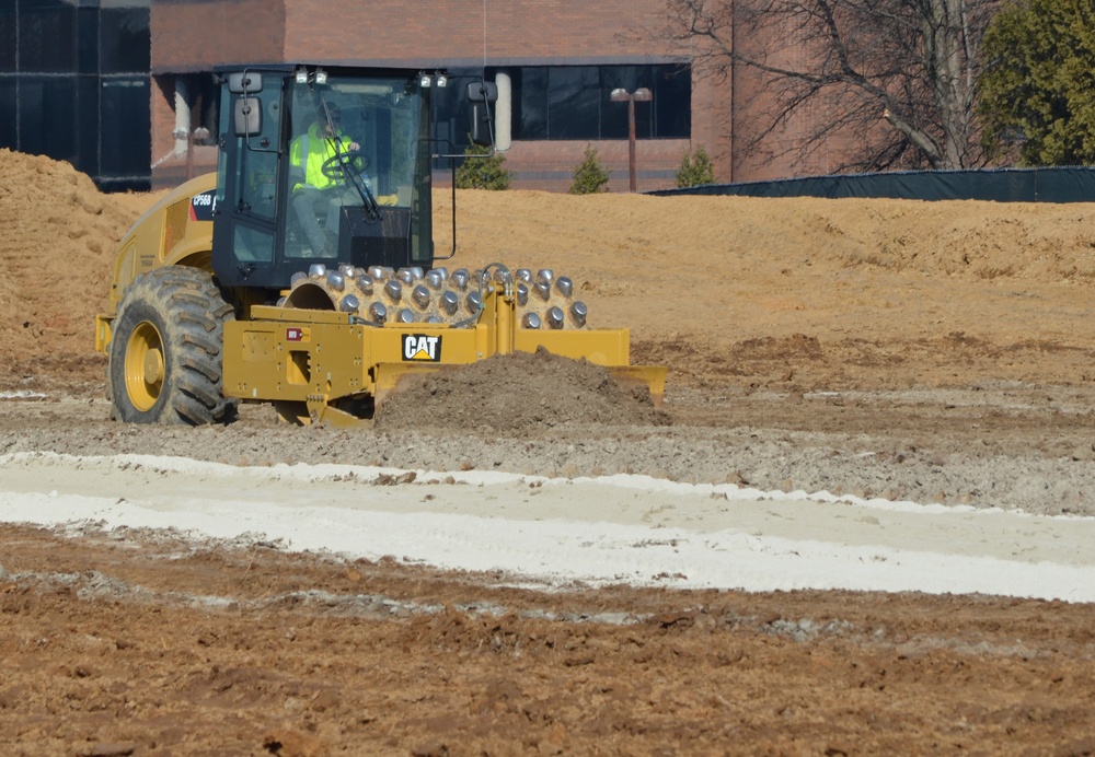 Earthwork at the site of the new Louisville VA Medical Center