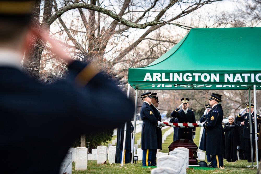 Military Funeral Honors with Funeral Escort are Conducted for U.S. Army Gen. Montgomery Meigs in Section 1