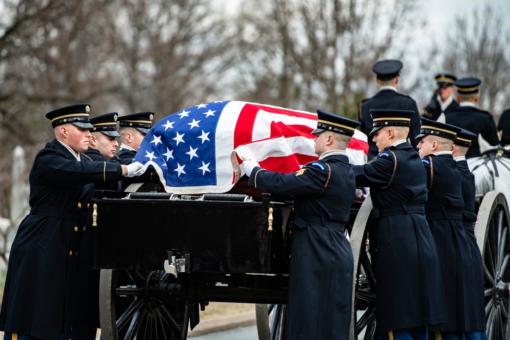 Military Funeral Honors with Funeral Escort are Conducted for U.S. Army Gen. Montgomery Meigs in Section 1