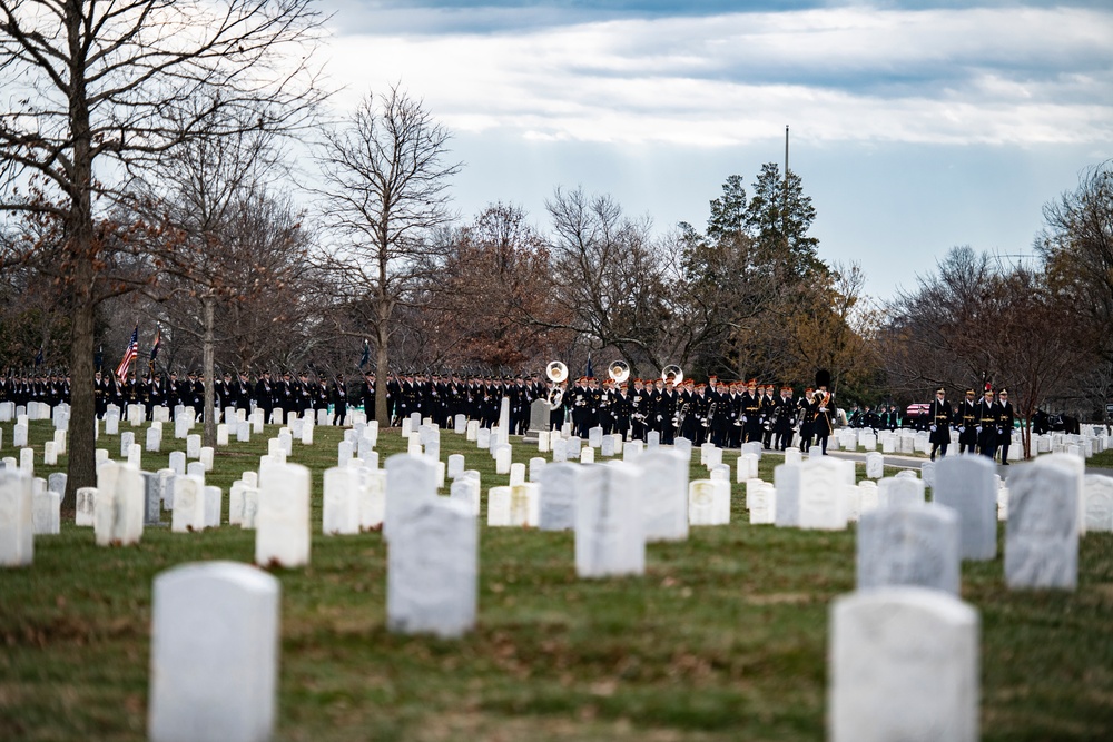 Military Funeral Honors with Funeral Escort are Conducted for U.S. Army Gen. Montgomery Meigs in Section 1