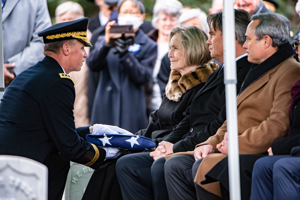 Military Funeral Honors with Funeral Escort are Conducted for U.S. Army Gen. Montgomery Meigs in Section 1