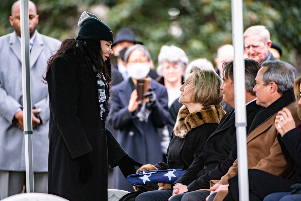 Military Funeral Honors with Funeral Escort are Conducted for U.S. Army Gen. Montgomery Meigs in Section 1