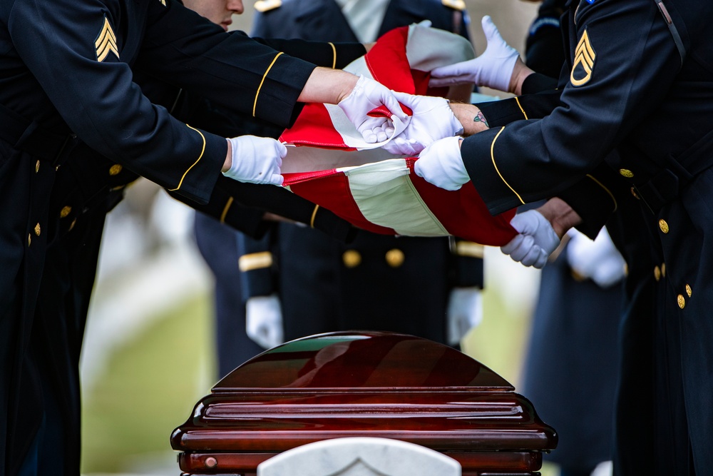 Military Funeral Honors with Funeral Escort are Conducted for U.S. Army Gen. Montgomery Meigs in Section 1