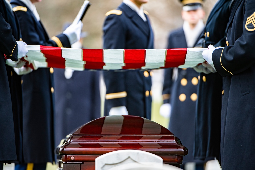 Military Funeral Honors with Funeral Escort are Conducted for U.S. Army Gen. Montgomery Meigs in Section 1