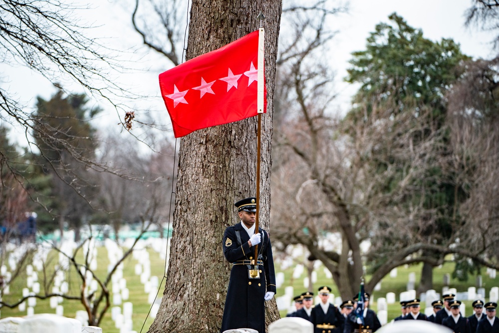 Military Funeral Honors with Funeral Escort are Conducted for U.S. Army Gen. Montgomery Meigs in Section 1