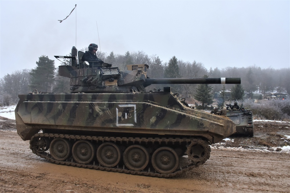 Allied forces conduct fierce simulated battle at Allied Spirit 22