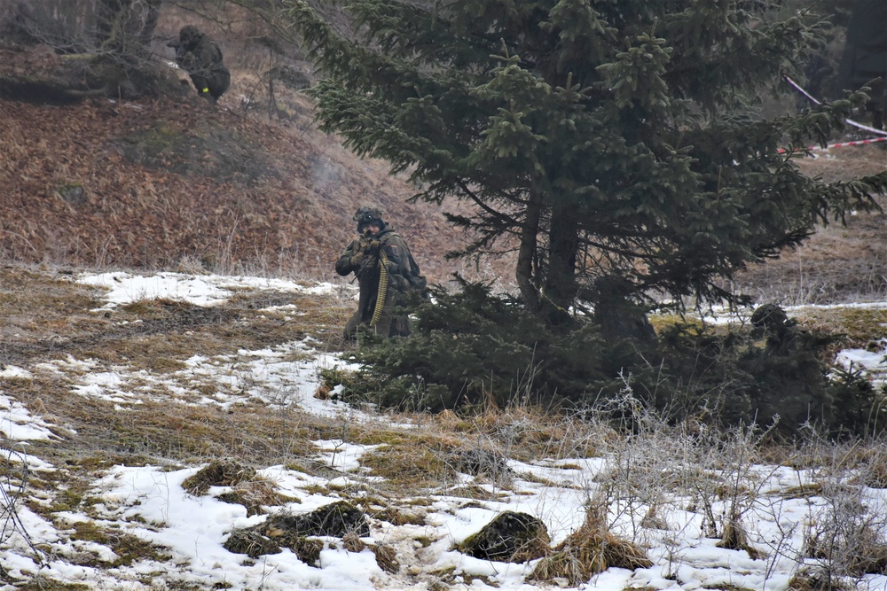 Allied forces conduct fierce simulated battle at Allied Spirit 22