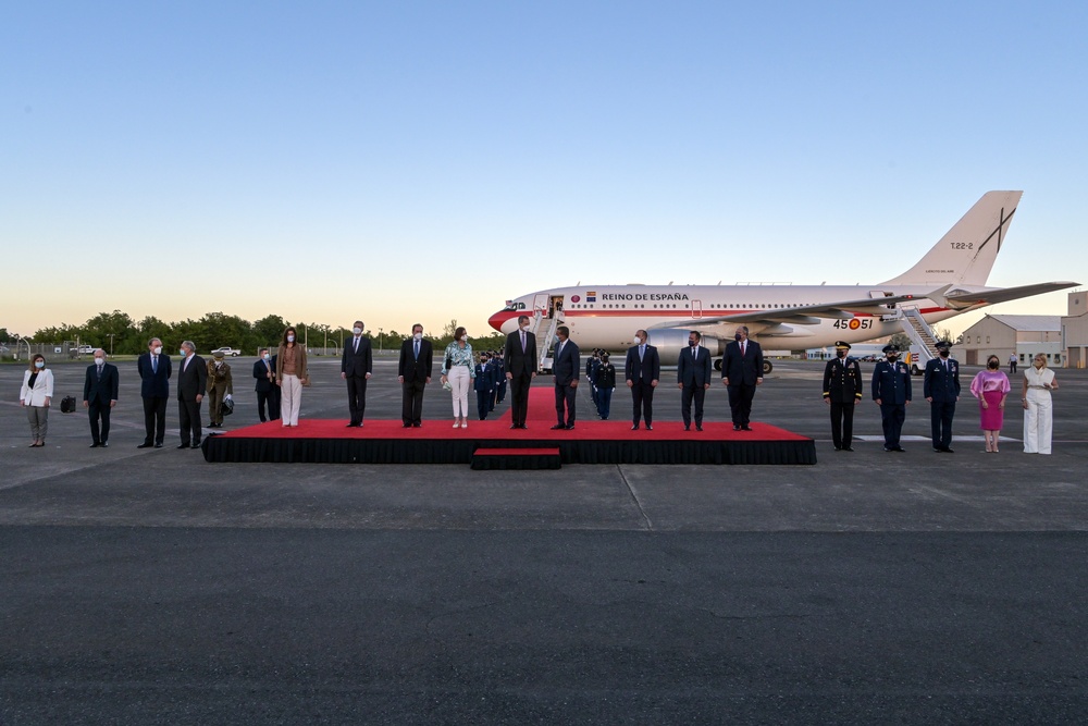 King of Spain Felipe VI visits Puerto Rico