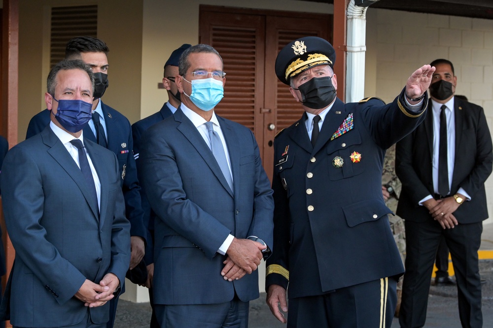 King of Spain Felipe VI visits Puerto Rico