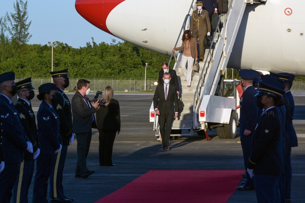 King of Spain Felipe VI visits Puerto Rico