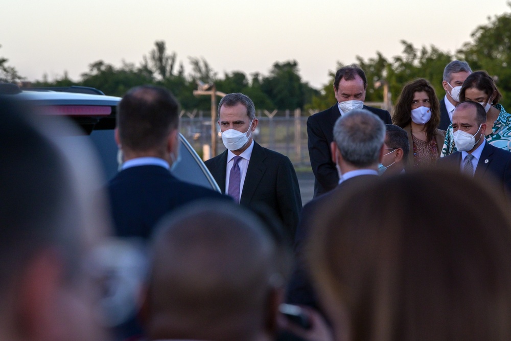 King of Spain Felipe VI visits Puerto Rico