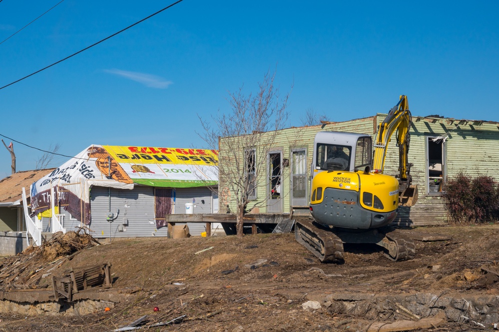 Tornado Cleanup Continues in Dawson Springs, KY