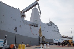 USS Arlington Knuckle Boom Crane Repairs