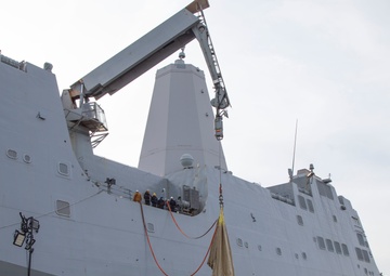 USS Arlington Knuckle Boom Crane Repairs